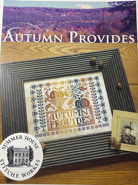 Autumn Provides Pattern by Summer House Stitche Workes