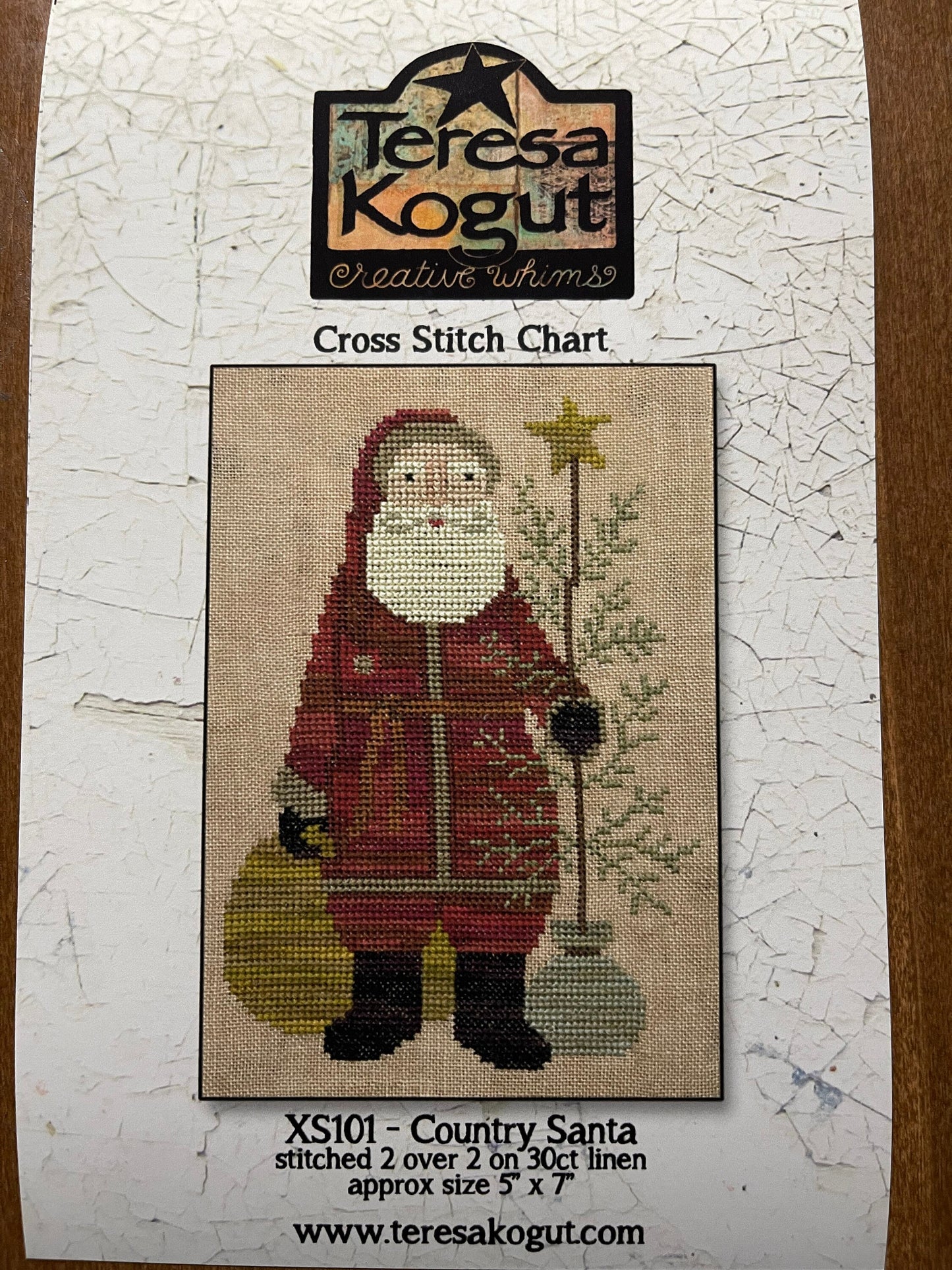 Country Santa pattern by Teresa Kogut