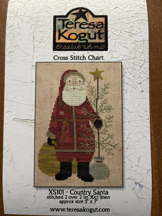 Country Santa pattern by Teresa Kogut