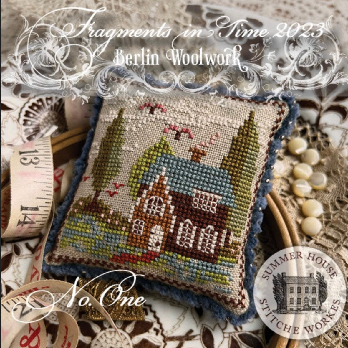 No. One Fragments in Time 2023 pattern by Summer House Stitche Works