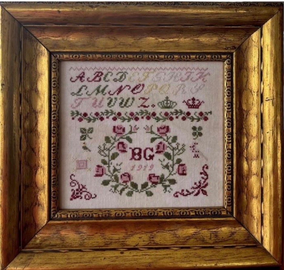 My Little Sampler pattern by Running With Needles & Scissors