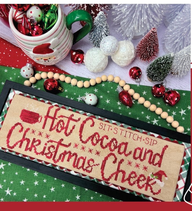 Hot Cocoa and Christmas Cheer pattern by Primrose Cottage Stitches