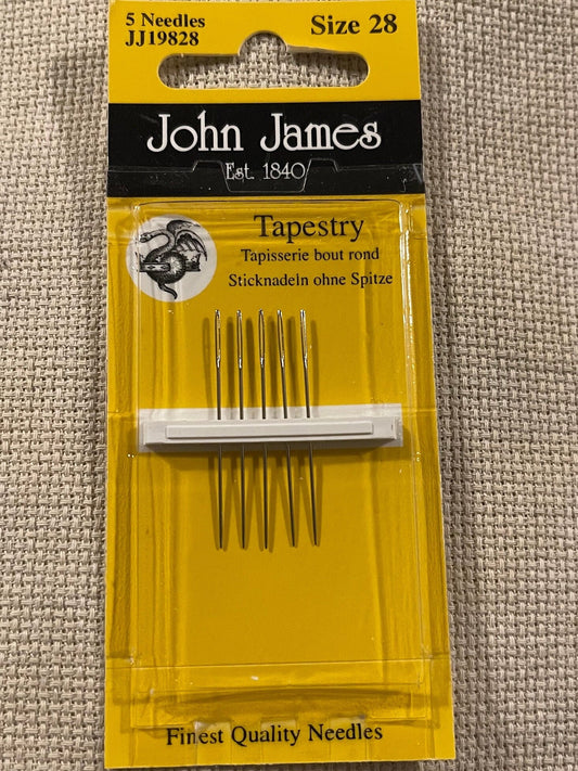 John James Tapestry Needles Size 28