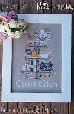 Celebrate Cross stitch Pattern by Madame Chantilly