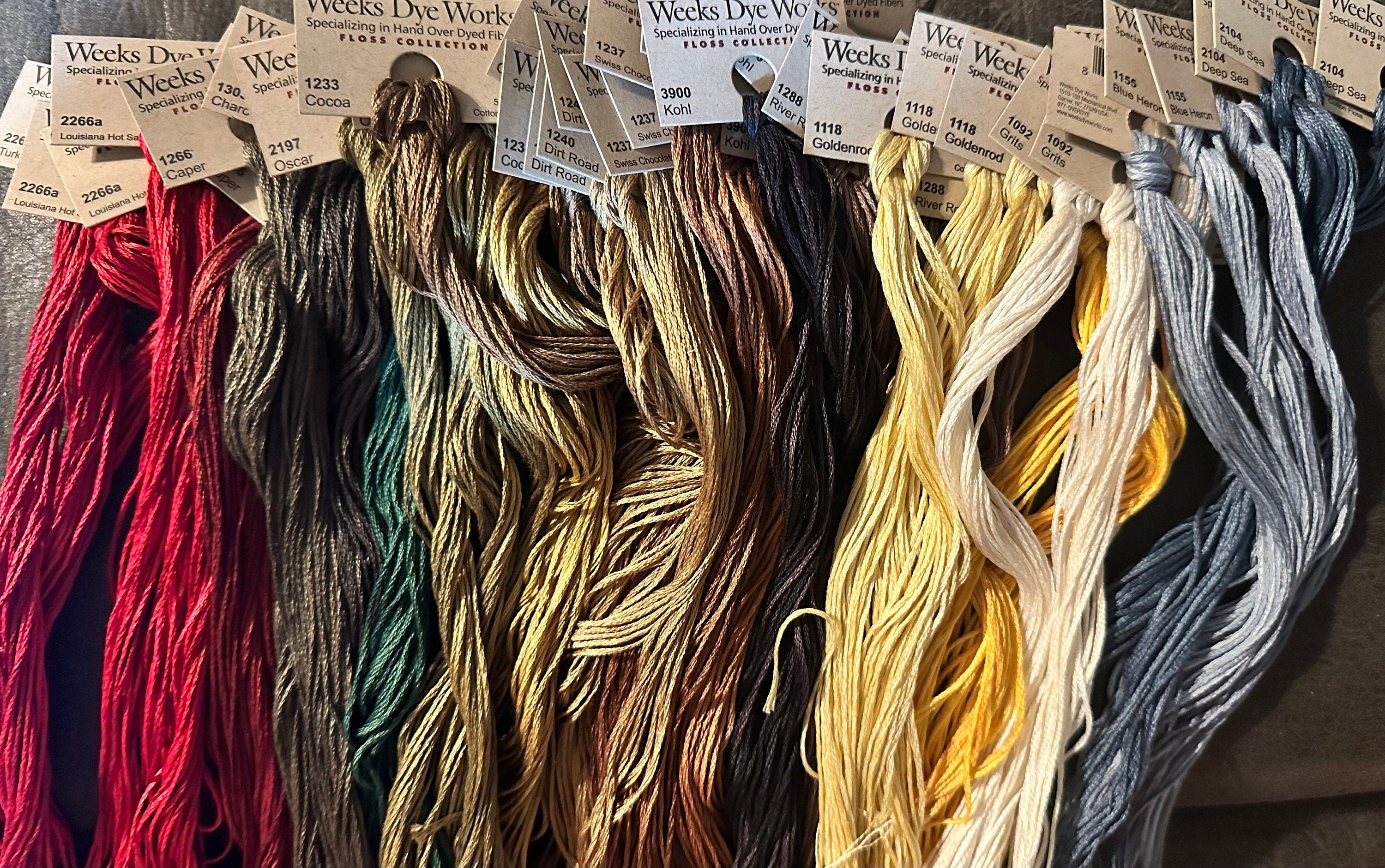 Weeks Dye Works Hand Dyed Floss - More Colors