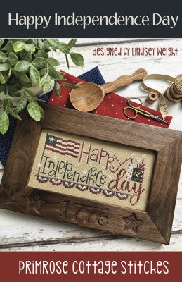 Happy Independence Day pattern by Primrose Cottage Stitches