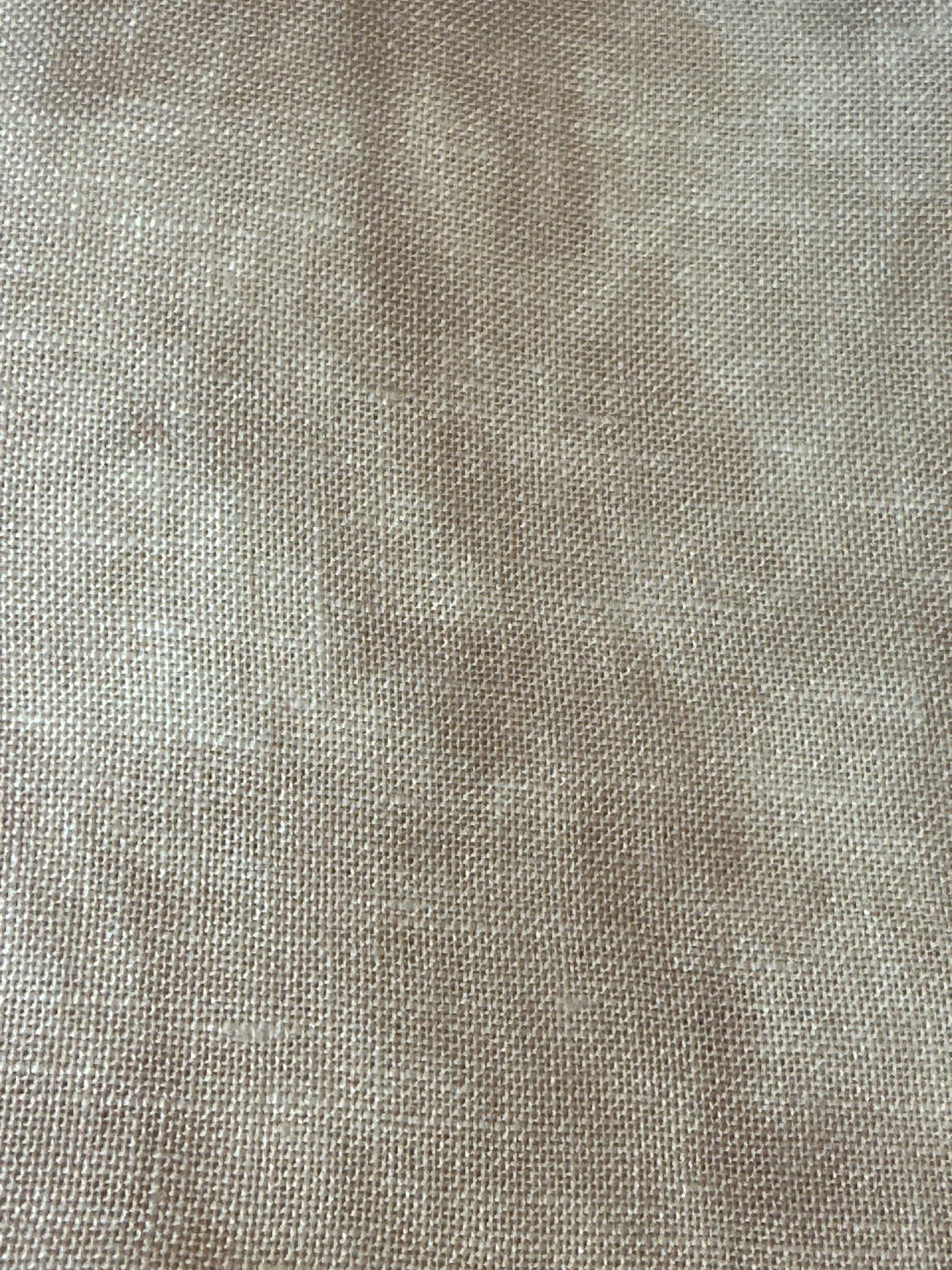 32 ct Linen Hand Dyed Burnt Sand by Mani di Donna