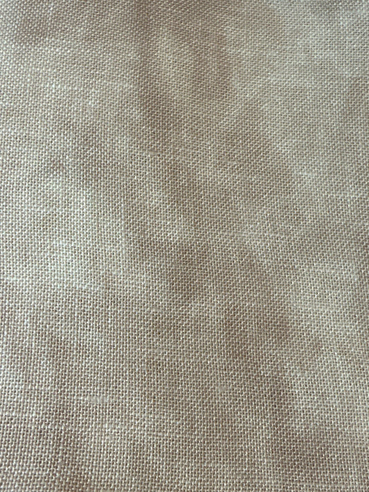 28 ct Linen Hand Dyed Burnt Sand by Mani di Donna