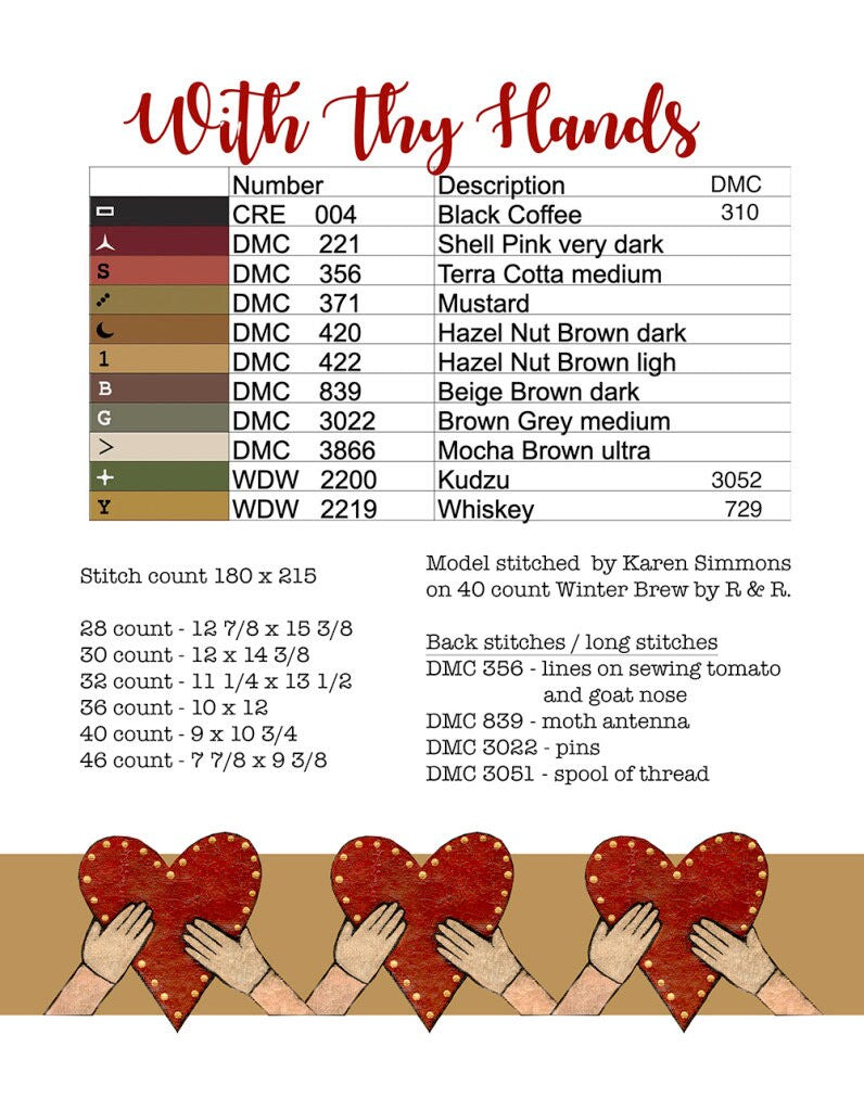 With Thy Hands  pattern by Teresa Kogut