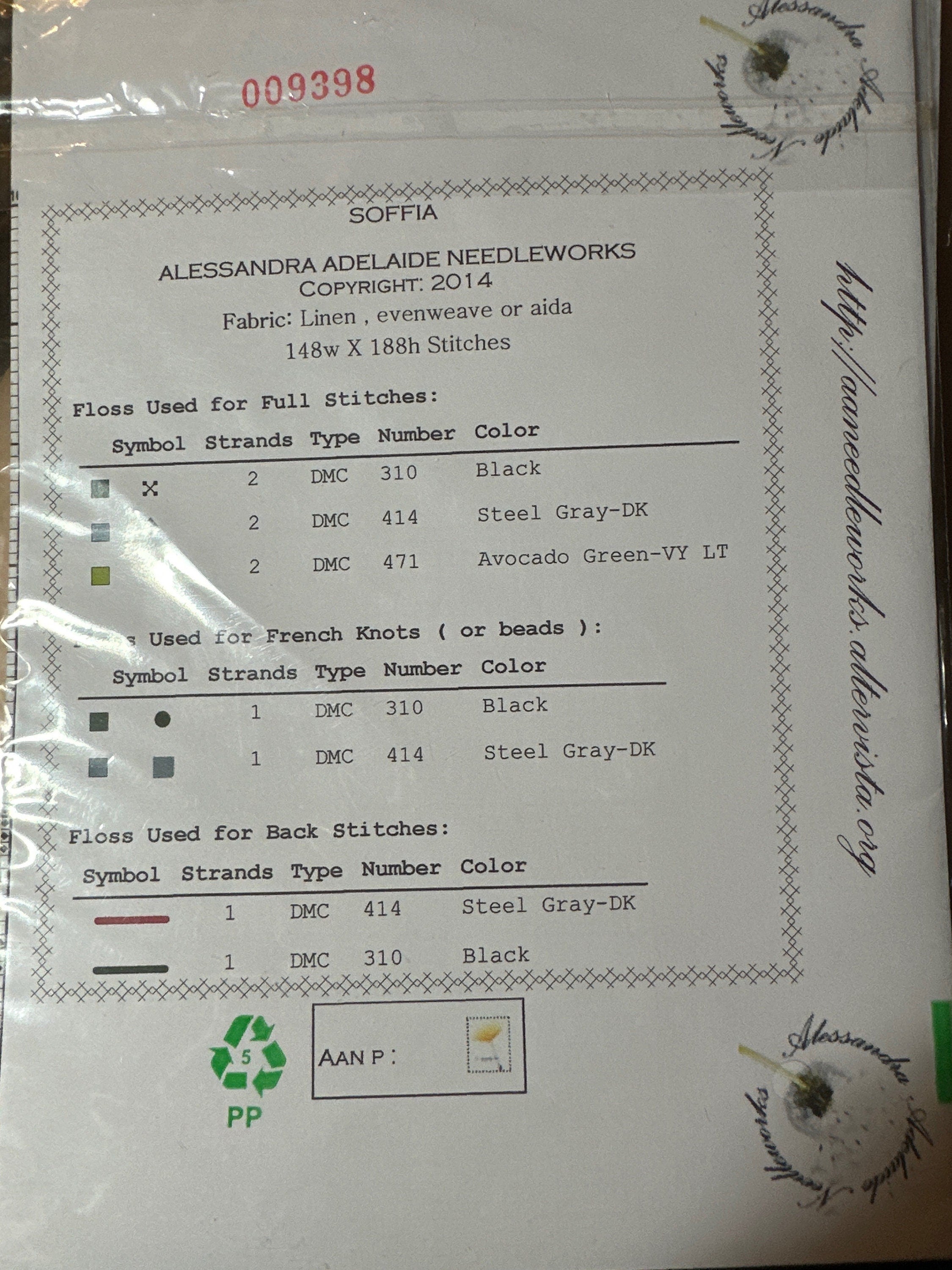 Soffia  pattern by Alessandra Adelaide Needleworks