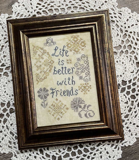 Quaker Friends pattern by From the Heart Needleart by Wendy