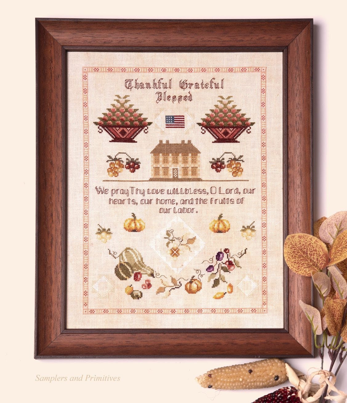 The Thanksgiving Sampler pattern by Samplers and Primitives