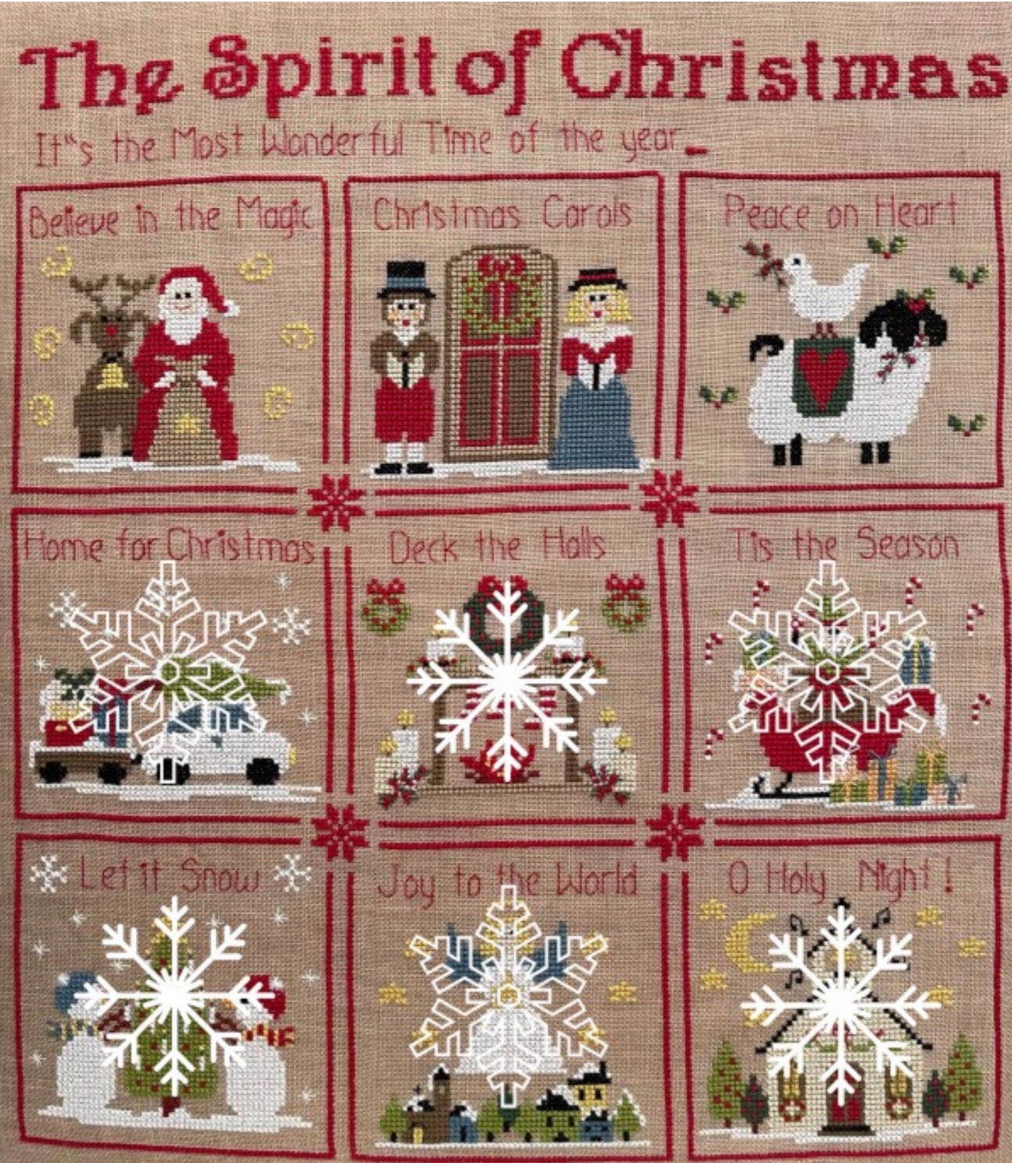 Believe in the Magic The Spirit of Christmas series pattern by Mani di Donna