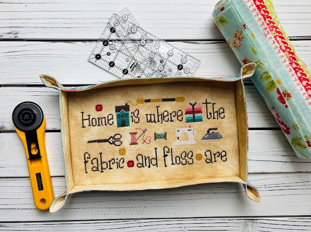 Home is Where the Fabric and Floss are pattern by New York Dreamer