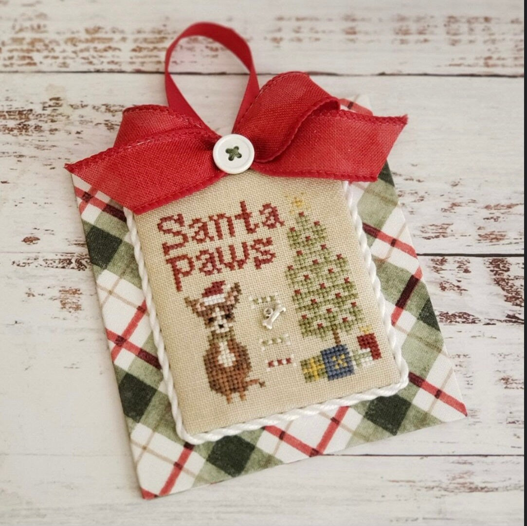 Santa Paws pattern including charm by Dirty Annie’s Southern Style