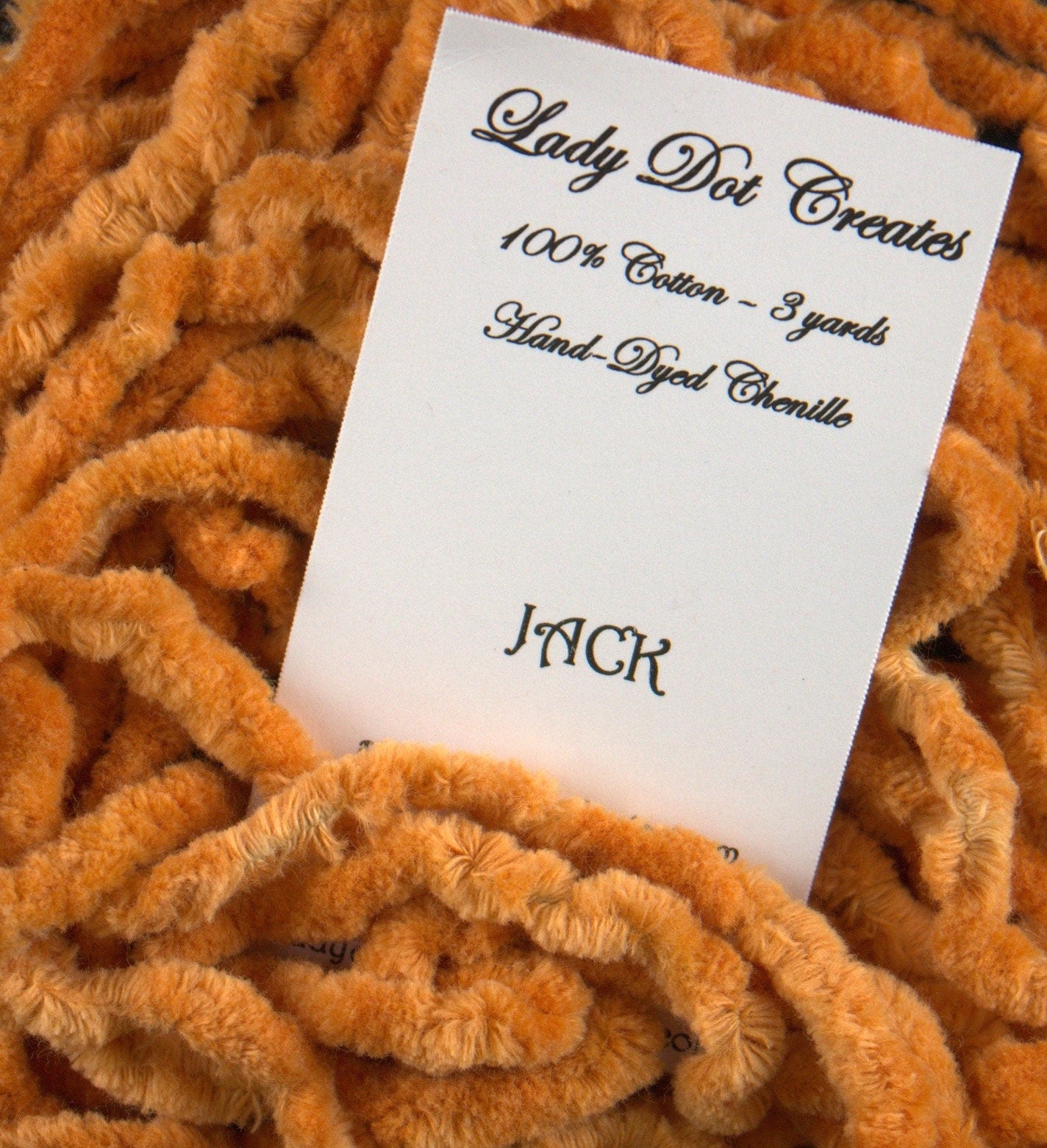 Hand Dyed Chenille by Lady Dot Creates