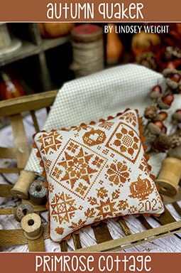 Autumn Quaker pattern by Primrose Cottage Stitches