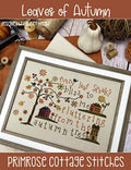 Leaves of Autumn pattern by Primrose Cottage Stitches