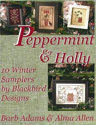 Peppermint & Holly patterns by Blackbird Designs