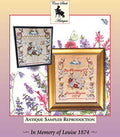 In Memory of Louise 1874 reproduction sampler pattern by Cross Stitch Antiques