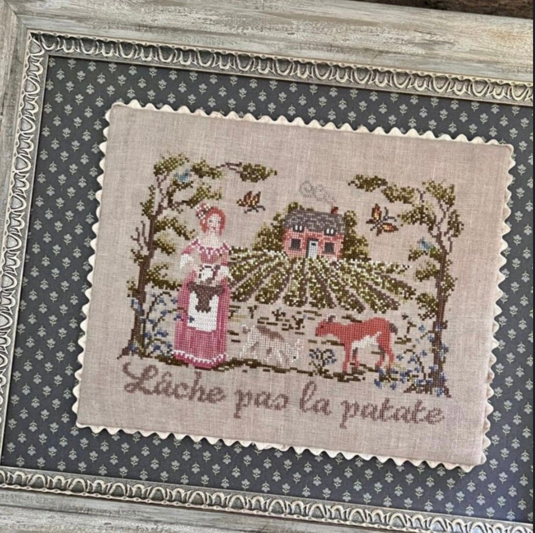 Lache pas la Patate pattern by Dirty Annie’s