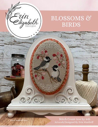 Blossoms & Birds pattern by Erin Elizabeth