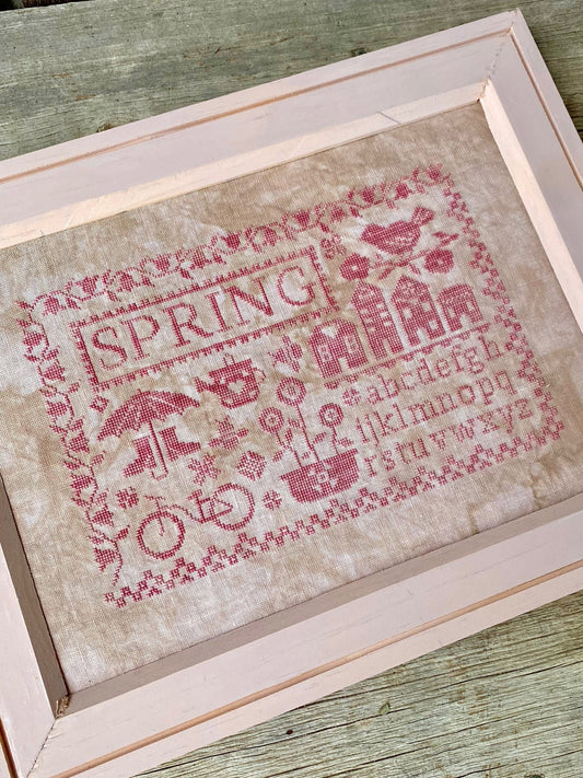 Sampler Seasons: Spring pattern by Blueberry Ridge Design