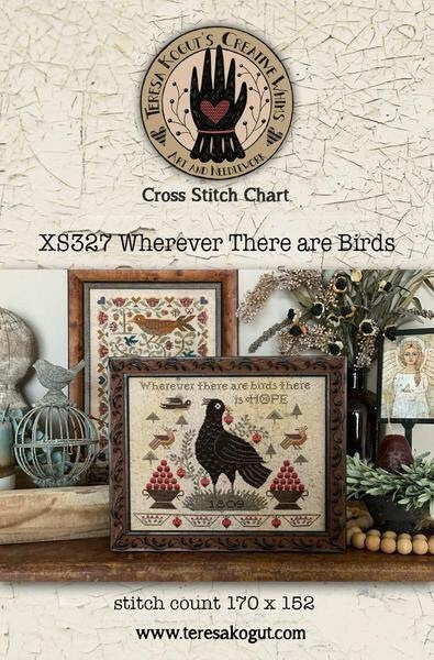 Wherever There are Birds pattern by Teresa Kogut's Creative Whims