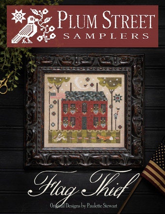 Flag Thief pattern by Plum Street Samplers