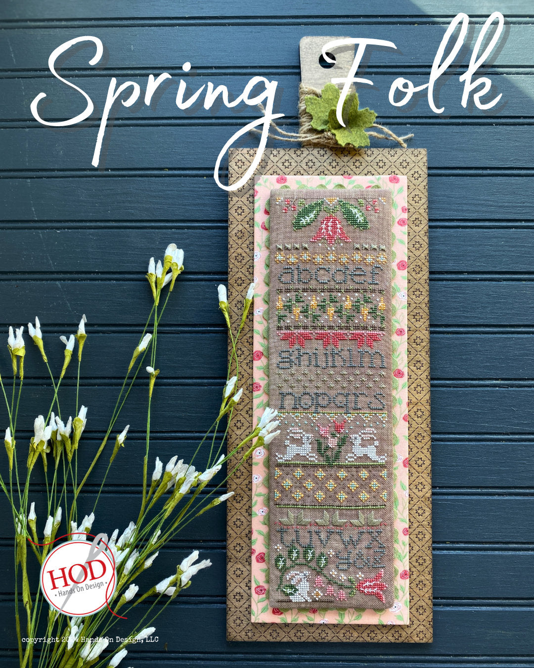 Spring Folk pattern by Hands on Designs