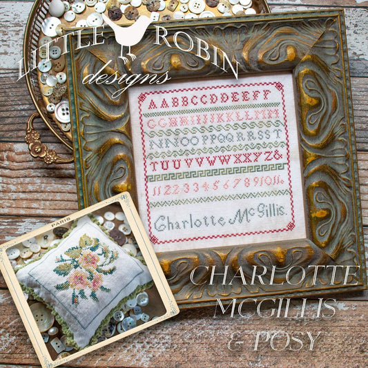 Charlotte McGillis & Posy pattern by Little Robin Designs