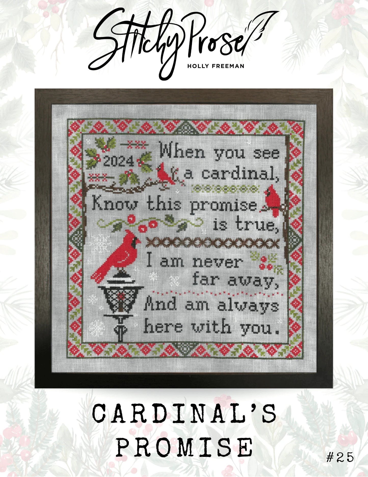 Cardinal’s Promise pattern by Stitchy Prose