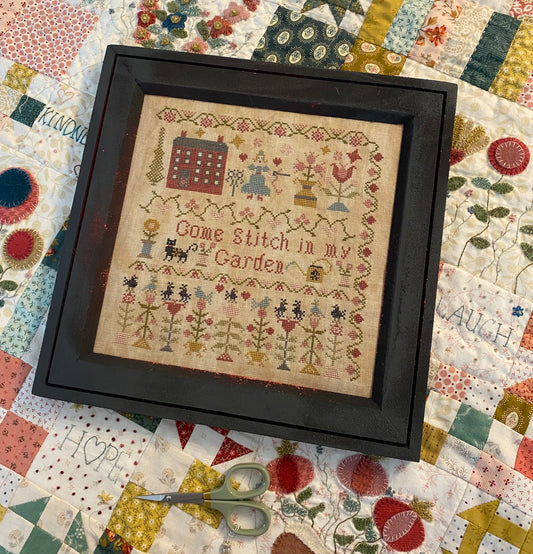 Come Stitch in My Garden "Nashville Exclusive" pattern by Pansy Patch Quilts and Stitchery