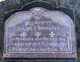 May Thy Needles Rest In Peace - #3 Ida Bea Darning pattern by Running With Needles & Scissors