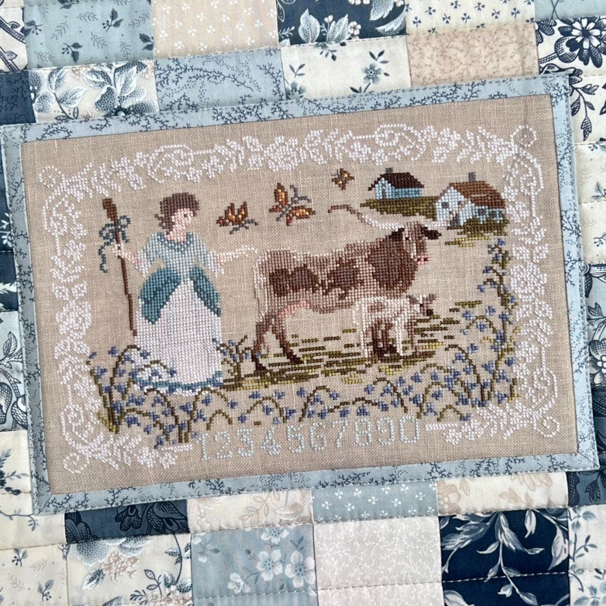 Bessie in the Bluebells pattern by Dirty Annie's Southern Style